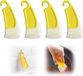Set de racloirs en silicone sans marque - ustensiles de cuisine pour racler la crème, le gâteau, la pâte - 4 pièces