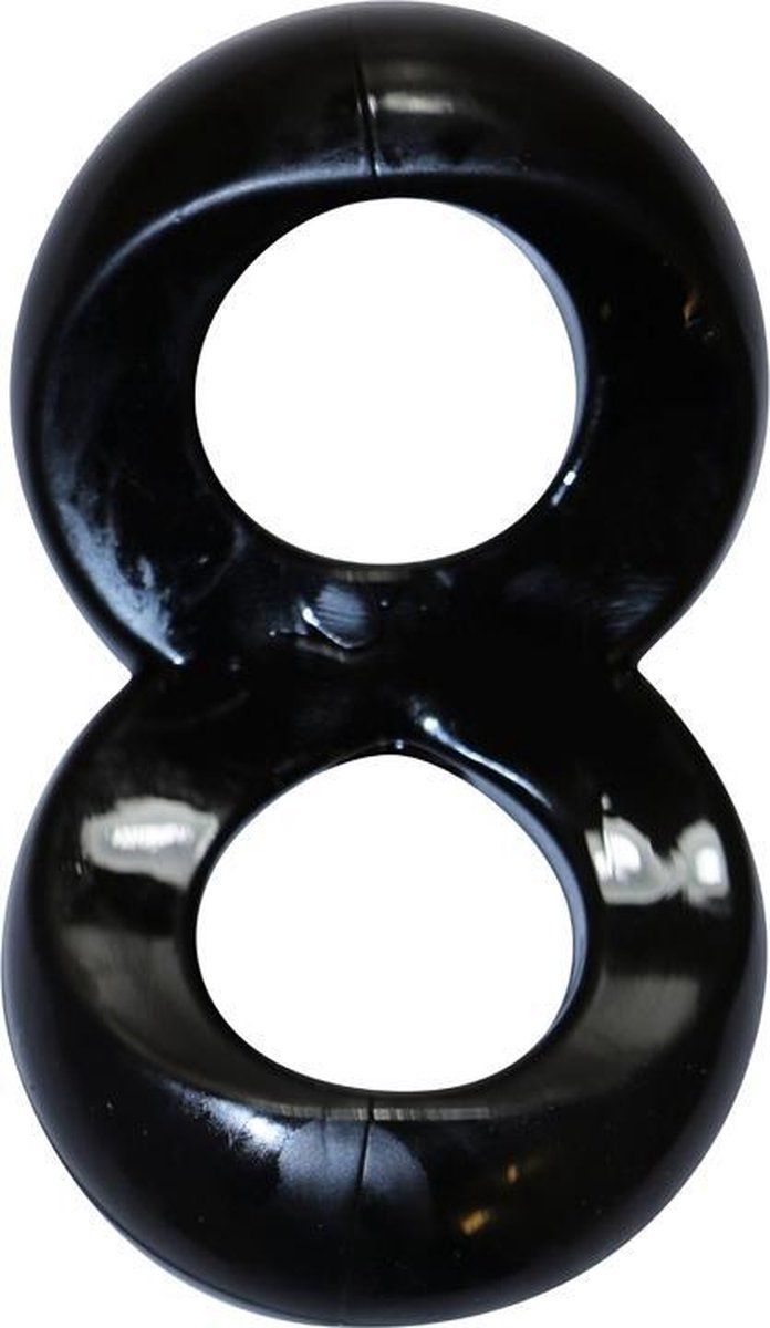 zizi Dubbele cockring Cosmic - zwart - 5420044210466