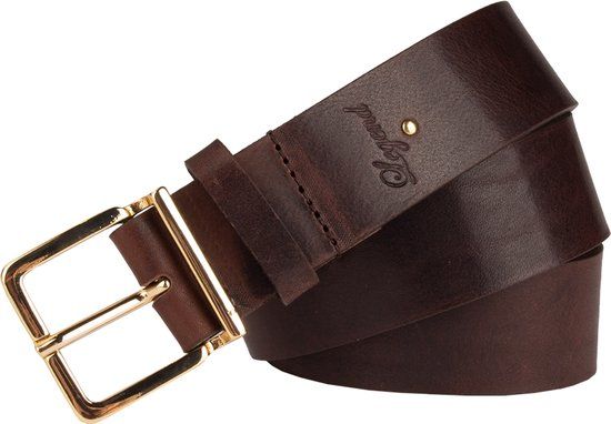 Legend Dames Leren Riem Bruin 85cm