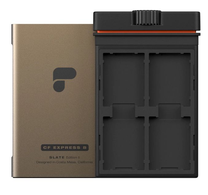 PolarPro Slate II geheugenkaartdoosje - 16 kaarten - Aluminium - Zand