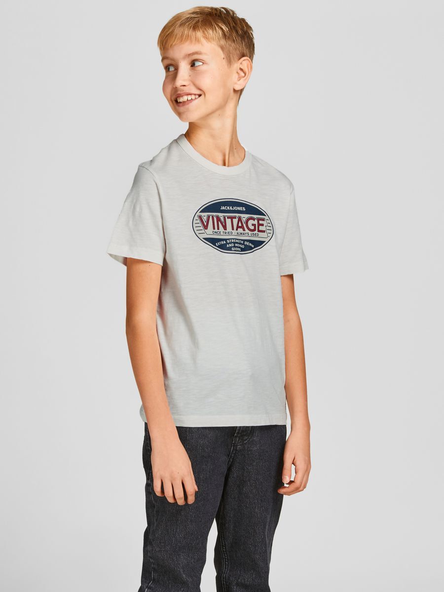 Jack & Jones T-shirt Katoen 128 cm - T-shirt - 1 stuk(s)