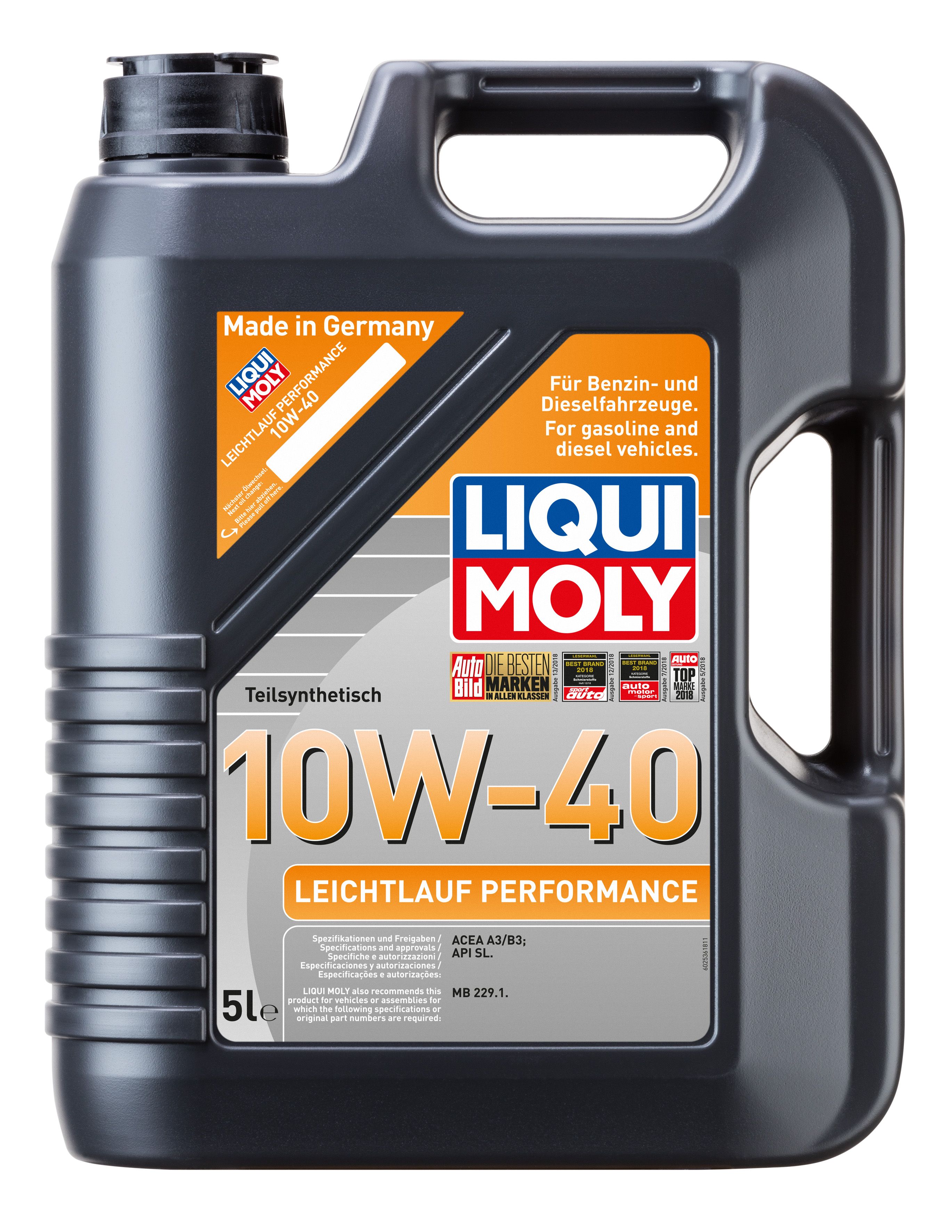 Liqui Moly Leichtlauf Performance 10W40 A3/B3 5L