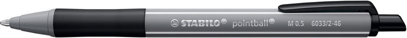 Stabilo Balpen Stabilo Pointball Colorful Zwart | 10 stuks