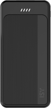 isy Powerbank 10 000 mAh Zwart