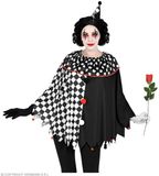 Widmann SRL Harlekijn poncho volwassenen