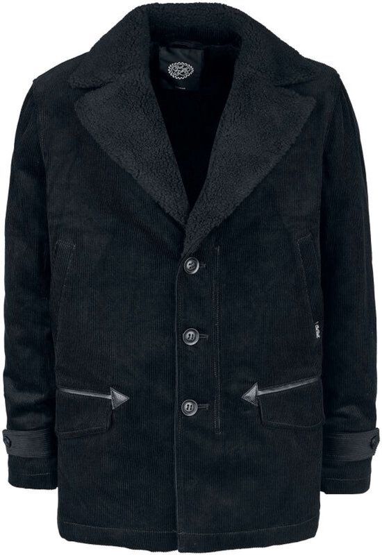 Chet Rock Carl jas Heren Winterjas - zwart - S