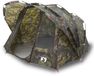 vidaXL Tunneltent 5-persoons Camouflage Polyester Glasvezel Waterdicht UV-bescherming