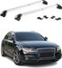 Aurilis Omac Barres De Toit Transversales Certifiées Tüv Pour Audi A4 B8 Allroad 2009-2016 – Verrouillables (4 Antivols) – Charge Max 100 Kg – Fixation Durable Argent