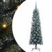 Sapin de Noël artificiel vert 150 cm PVC, plastique et acier