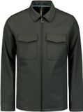 No Excess Overshirt met rits in travel Sedoc kwaliteit Dark Steel XXXL