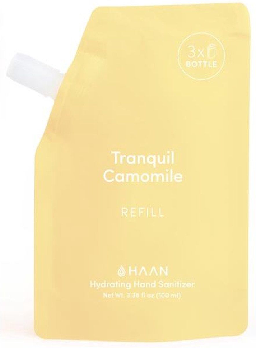 Haan Hydrating Hand Sanitizer - Tranquil Camomile - 100ml - Refill