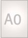 MAUL Klapbare wissellijst MAULstandard staand formaat A0 aluminium 122 x 87 x 1.1 cm zilver