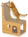 Planche griffoir pour chat - Double étage - Forme en L - 65 x 40 x 23 cm