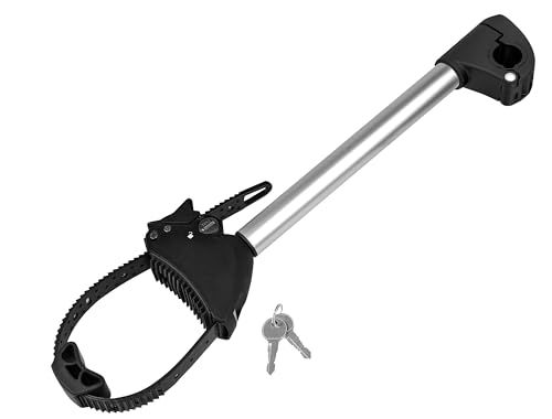 Strap EUFAB Strap framehouder lang Ø 25 + 30 mm, zwart/zilver