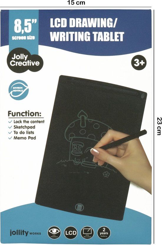 Jollity 8.5" LCD writing tablet