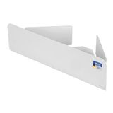 WENKO Turbo-Loc Hoekplank Mod. Lizan Wit