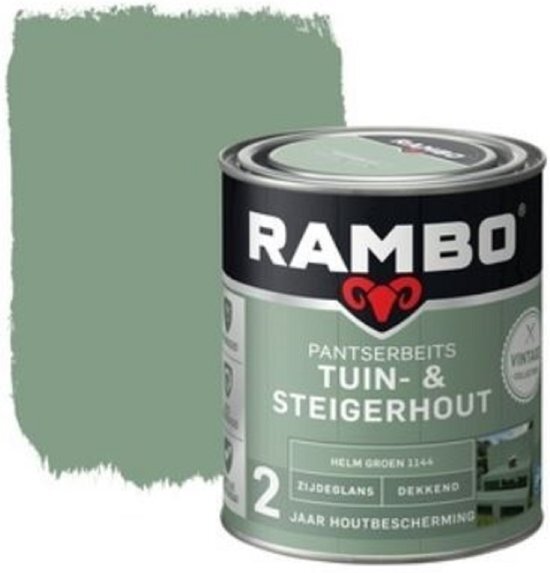 Rambo pantserbeits tuin- & steigerhout helm groen 750 ml