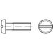 TOOLCRAFT TO-5391192 Vis à tête plate M3 30 mm Fente Acier zingué par électrolyse 200 pièce(s)