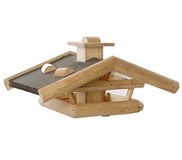 Dehner Natura wildvogelvoederhuis, wenedelsteen 76 x 55 x 32 cm, hout, naturel.