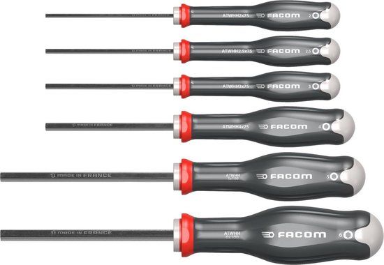 Facom PROTWIST® inbussleutels in etui - ATWHH.JT6 | 6 stuks