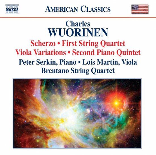 Wuorinen: Naxos Peter Serkin, Lois Martin, Brentano String Quartet - Wuorinen: Scherzo, First String Quartet, Viola Variations, Second Piano Quintet (CD)