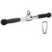 Yes4All Rubber Rechte Roterende Bar LAT Kabel Bijlage, Triceps Press Down Bar, Kabel Machine Bevestiging voor Thuis Gym