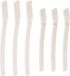 INTER-ESQUE Dermaplaning Mesjes Mix – 3 Groot + 3 Klein – Wenkbrauw Mesje – Gezichtsscheermes – Tarwestro – 6 Stuks