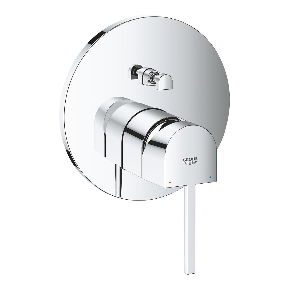 GROHE Plus inbouw douchemengkraan - Opbouwdeel - 2-weg omstelling - Chroom - 24060003