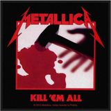 Metallica Kill 'Em All Patch zwart-wit-rood Polyester