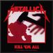 Metallica Kill 'Em All Patch zwart-wit-rood Polyester