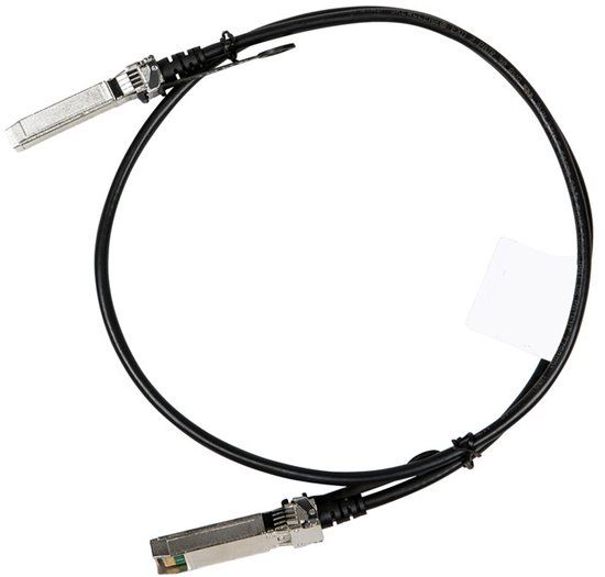 Hewlett Packard Enterprise JL487A Glasvezel kabel 0,65 m SFP28 Zwart