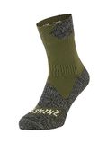 SEALSKINZ Bircham | Waterdichte enkellange merinowollen sok voor alle weersomstandigheden