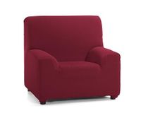 Martina Home Tunez Elastische bankovertrek, stof, rood (bordeaux), 1-zits (70 tot 110 cm)