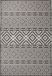 Tapis d'extérieur à motif tissé plat 160x230 cm noir
