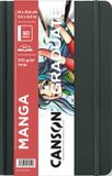 CANSON Manga Tekenboek Hardcover 140x216mm Zwart