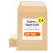 Kraft Ofituria Kraft enveloppen met siliconen band (229 x 324 mm, 500 stuks)