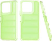Techsuit Hoesje geschikt voor HONOR X8b - Wave Shield Shockproof Hard Case Back Cover - Groen