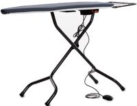 OEM Table à repasser avec surface chauffante, fonction aspiration, réglable en hauteur, dimensions 123x38 cm