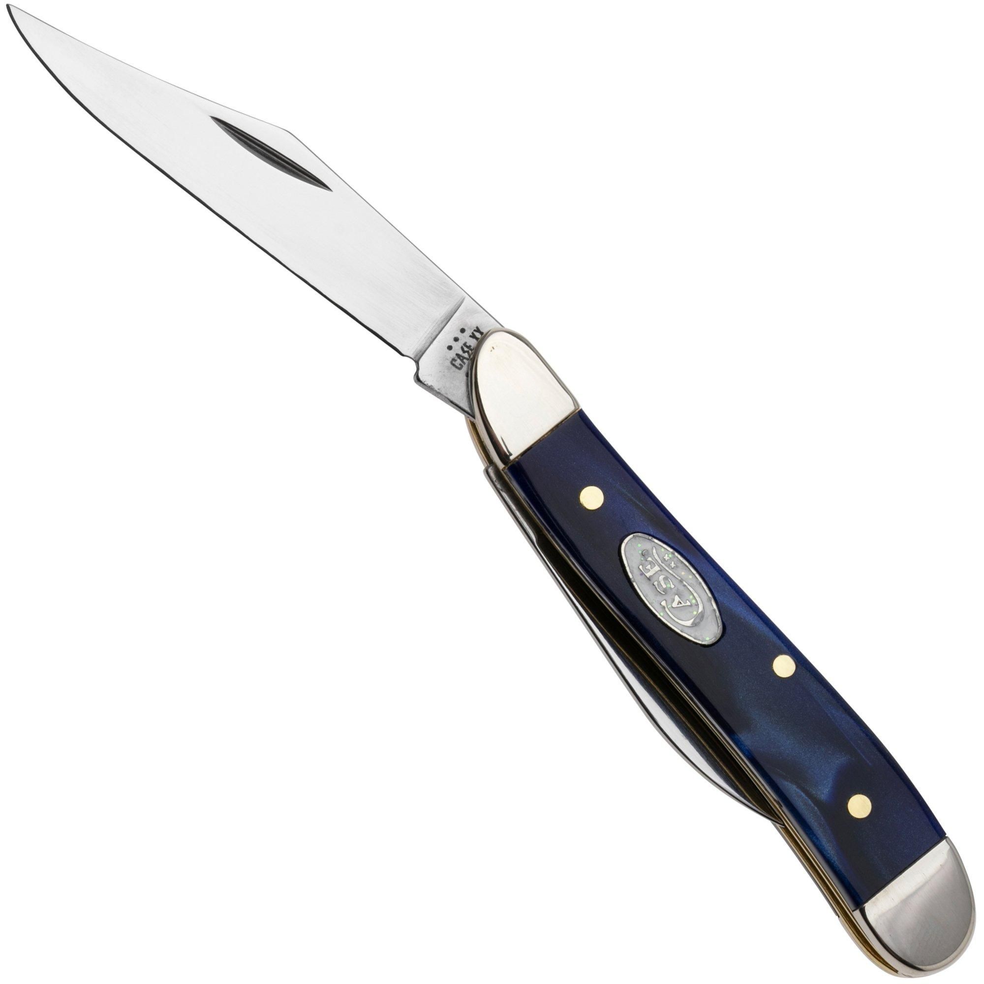 Case Peanut 23446 Blue Pearl Kirinite 10220 SS Pocket Knife