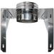 Mbm Support Mural Conduit De Cheminée Dn 180 Tube Acier Inoxydable 316 Soudage Tig Résistance Corrosion Jusqu'à 600 °c