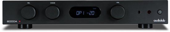 Audiolab 6000A - Geïntegreerde Versterker - DAC - Bluetooth - Phono - Zwart