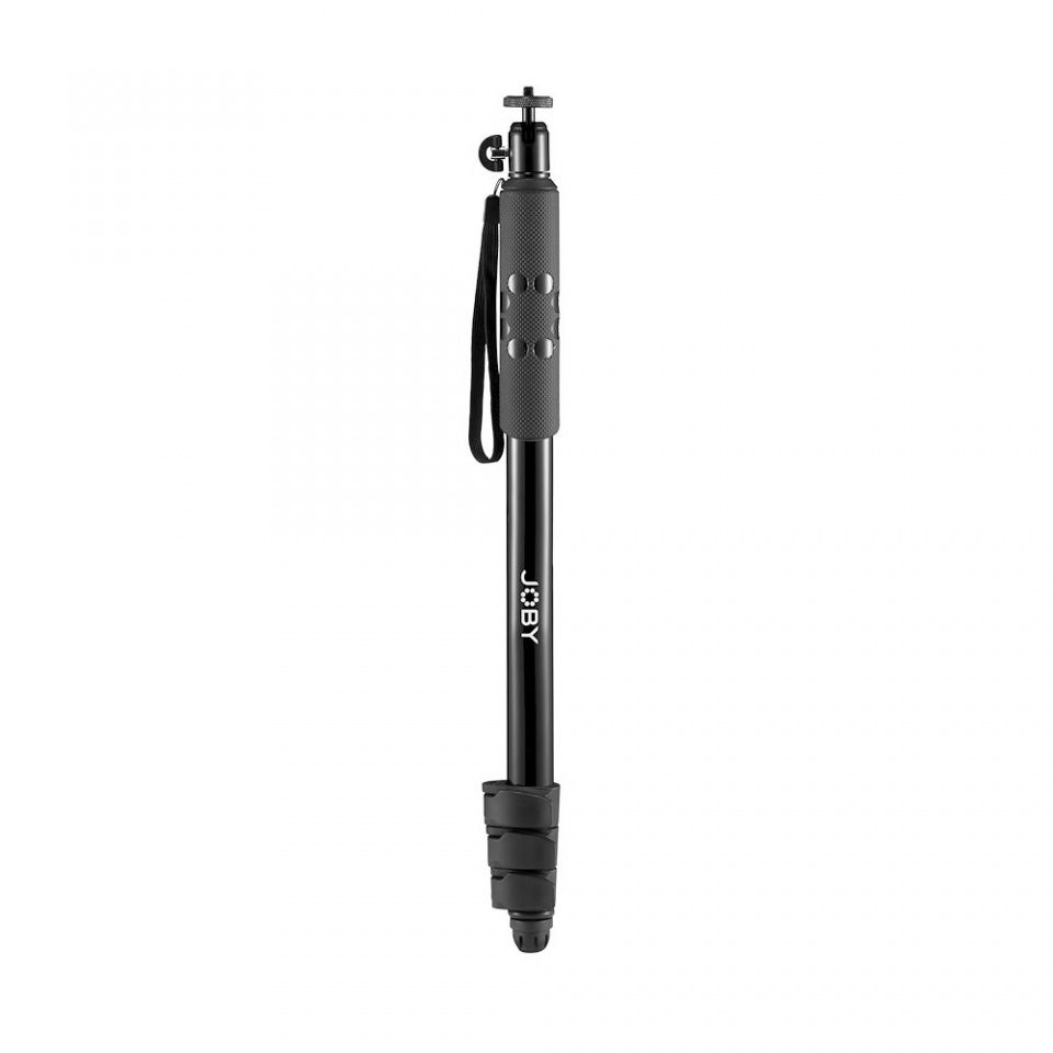 Joby Compact Tripod - Aluminium, Plastic, Rubber, Steel - Black, Red - 1/4"
