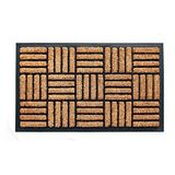 Kokos Coco&Coir Everything in a nutshell Deurmat voor binnen en buiten, van 100% natuurlijke kokosvezel, weerbestendig en milieuvriendelijk (zandkleurig)
