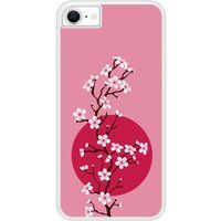 iPhone 7 Cherry blossom bedrukt siliconen hoesje