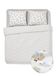 HEMA Dekbedovertrek 200x200/220cm doux coton fleurs (vert)