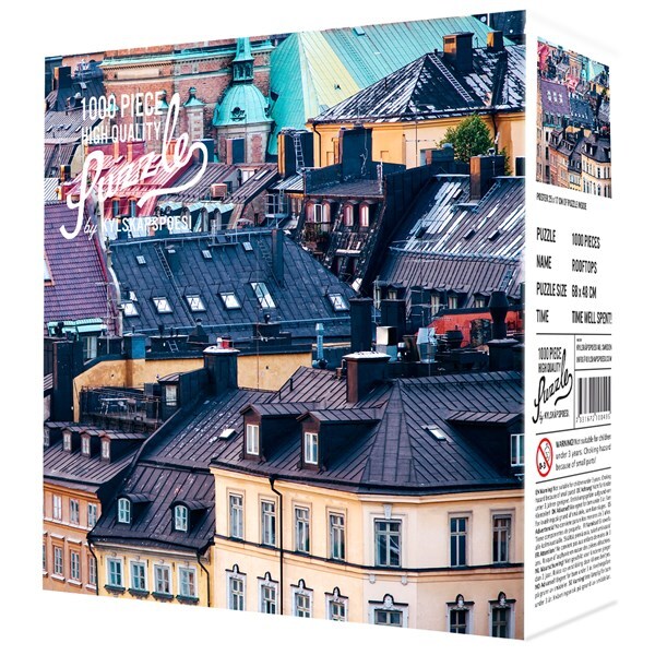 Koelkastpoezie Rooftops Puzzel (1000 stukjes)