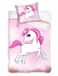 Unicorn Housse de couette pour bébé - 90 x 120 cm - Coton - Rose