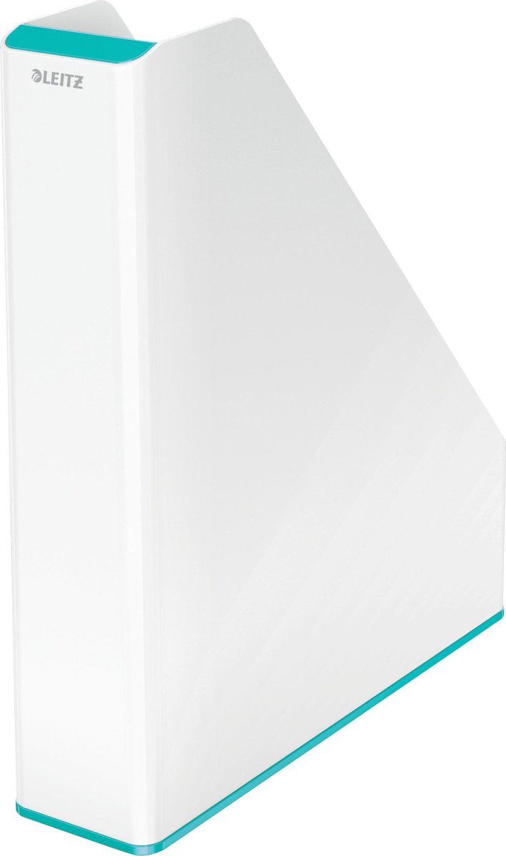 Leitz WOW Tijdschriftencassette Wit/IJsblauw - 4002432122059