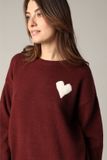 DEELUXE Trui met hartjespatroon XL