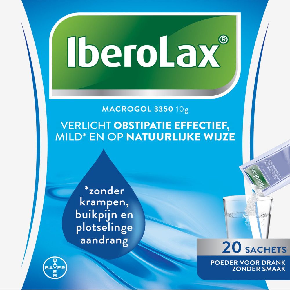 Iberolax Macrogol 3350 - Poeder Sachets